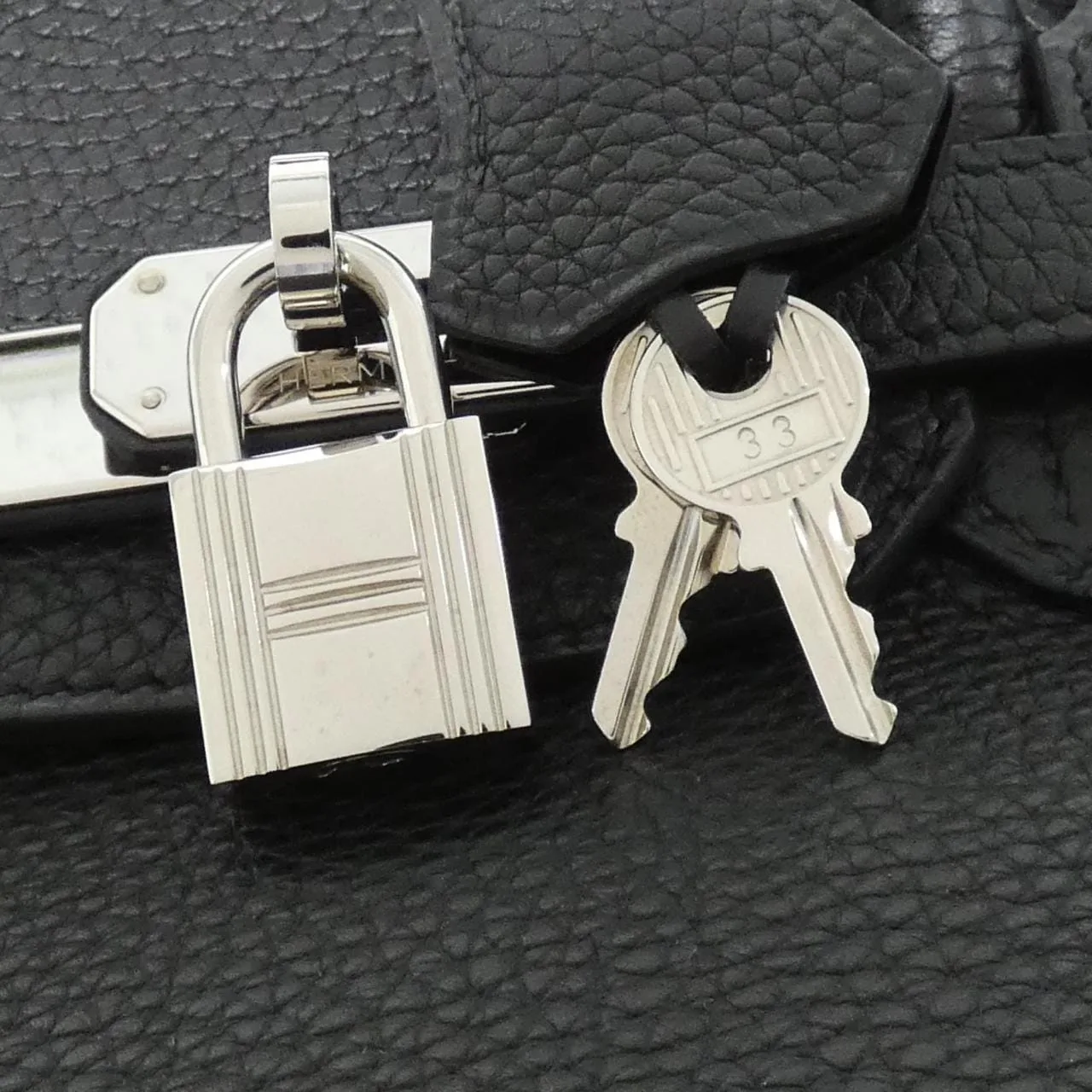 HERMES Birkin 030520CK Handbag Togo 黑色 Togo 牛皮 中古品A - 縮圖 5