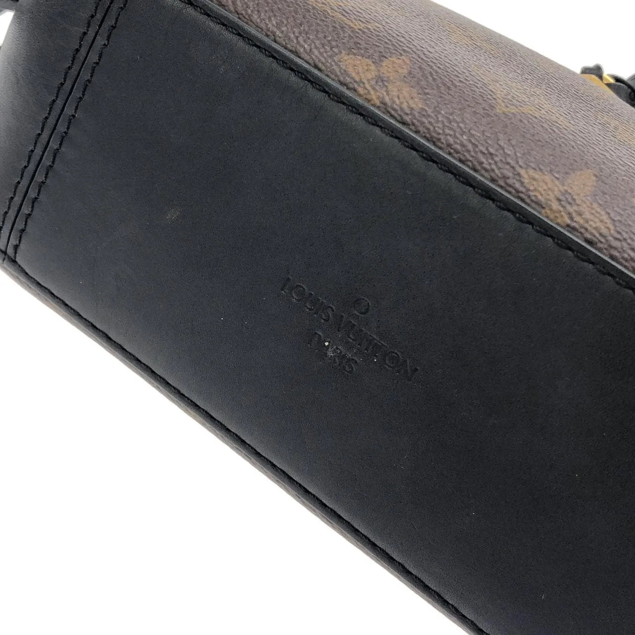 LOUIS VUITTON M43555 肩背包 Monogram 黑色 Monogram 中古品A - 縮圖 4