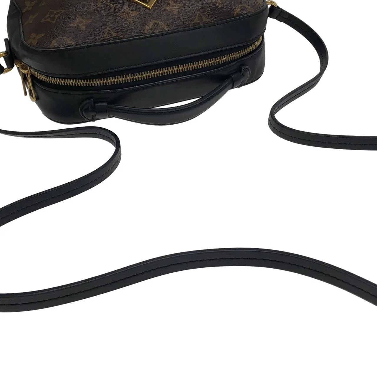 LOUIS VUITTON M43555 肩背包 Monogram 黑色 Monogram 中古品A - 縮圖 8
