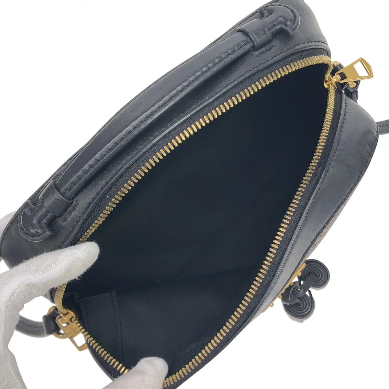 LOUIS VUITTON M43555 肩背包 Monogram 黑色 Monogram 中古品A - 縮圖 9