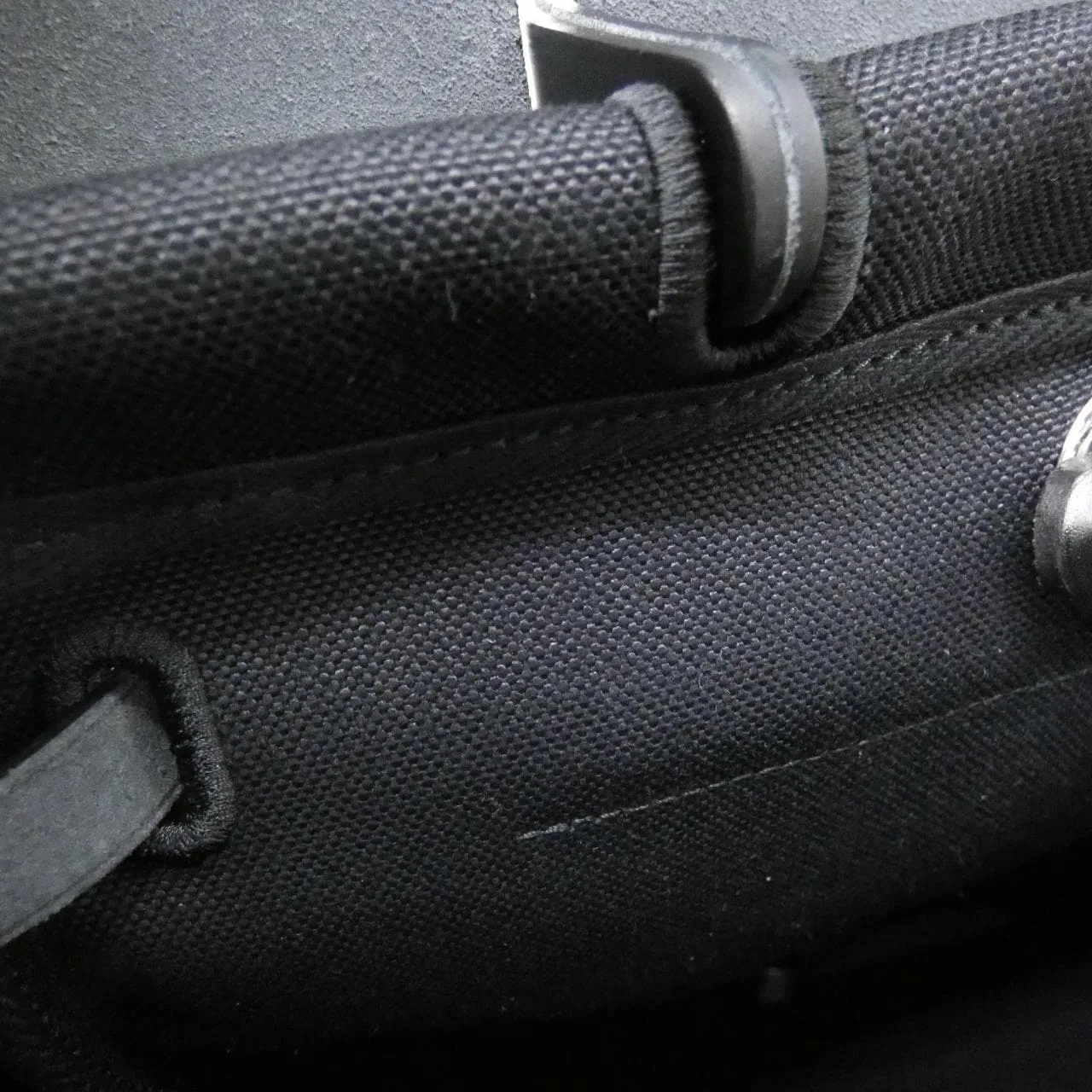 HERMES Herbag 077670CK 背包 黑色 中古品A - 縮圖 8
