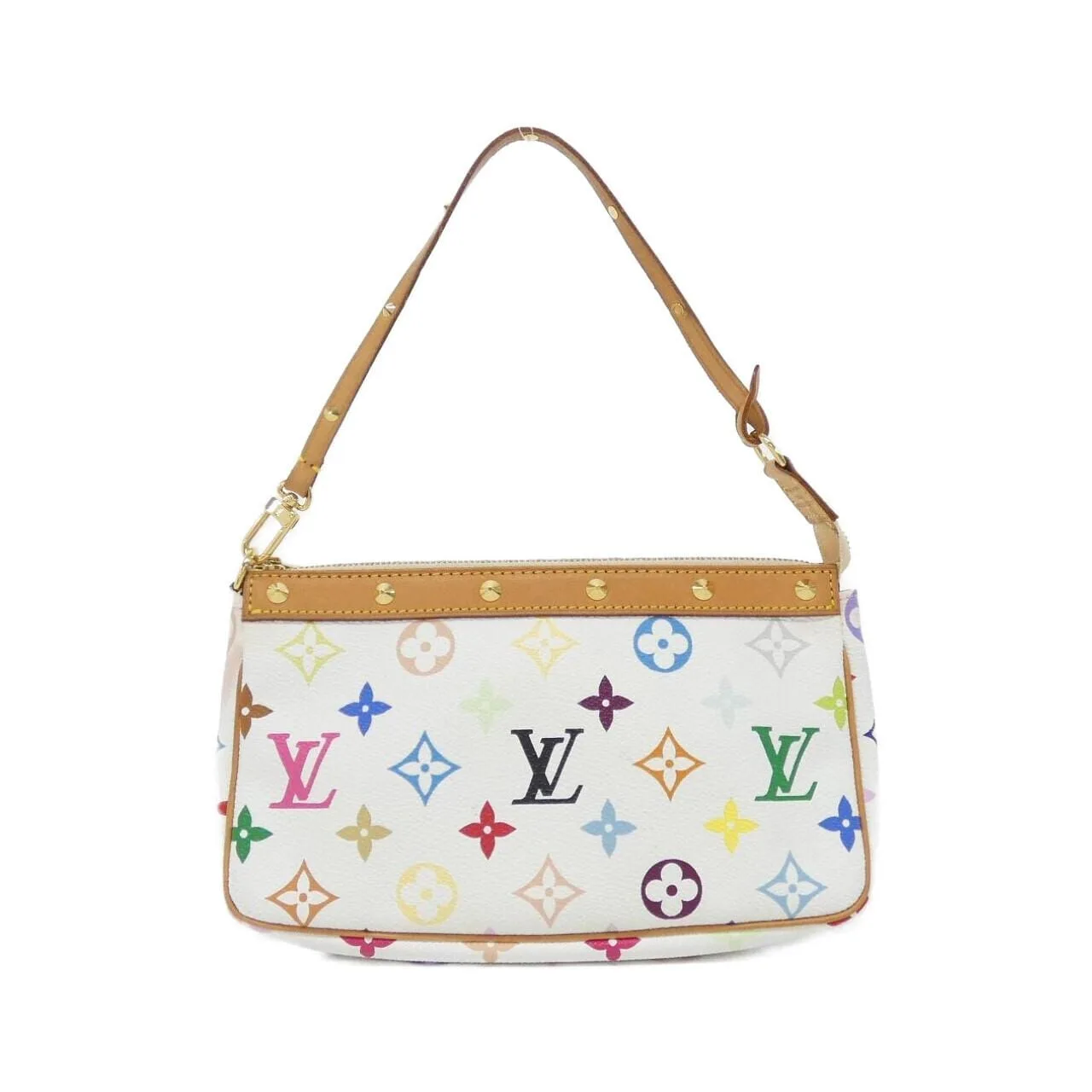 LOUIS VUITTON Pochette M92649 Pochette Canvas Multicolor