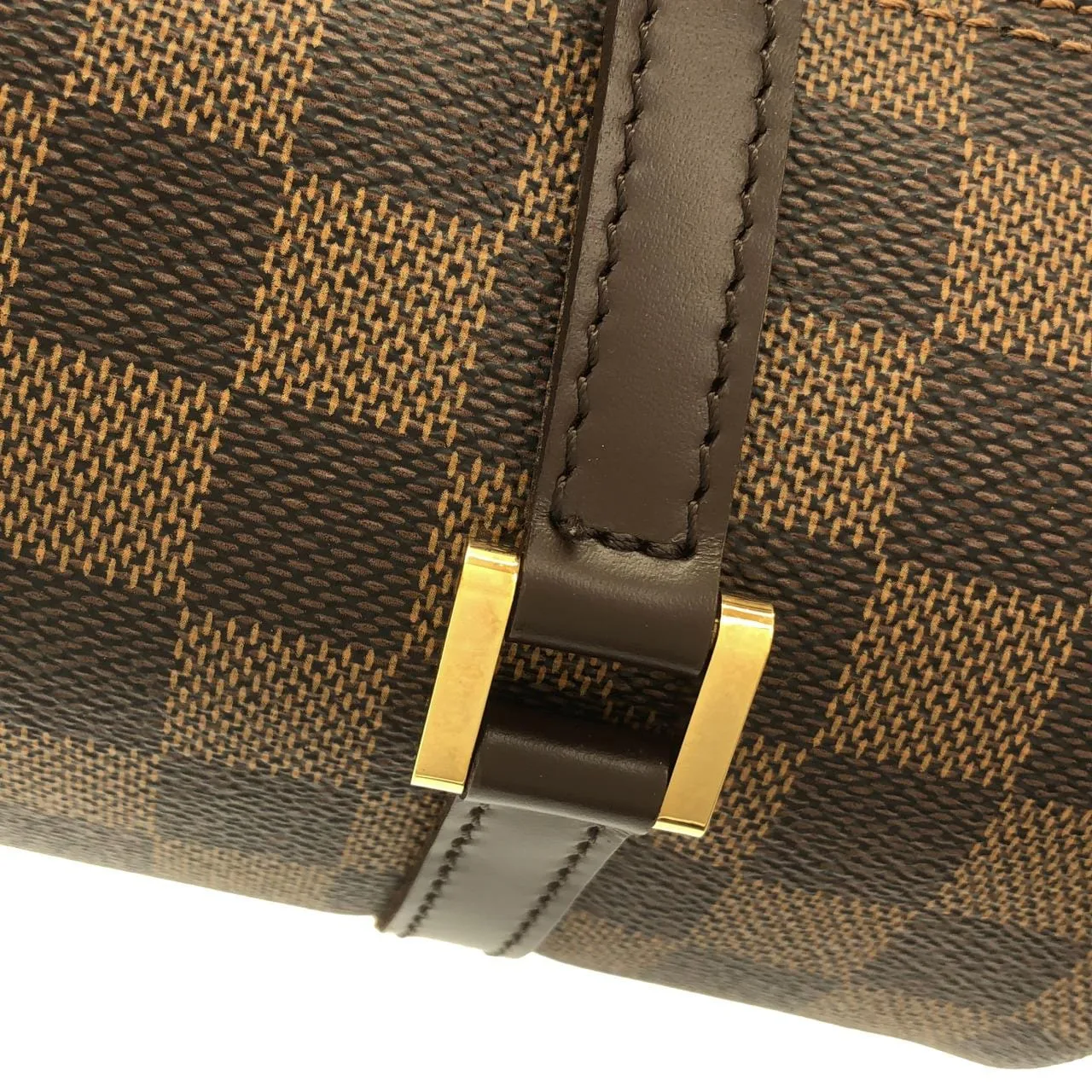 LOUIS VUITTON Papillon N51304 手提包 Damier 黑色 Damier 中古品A - 縮圖 4