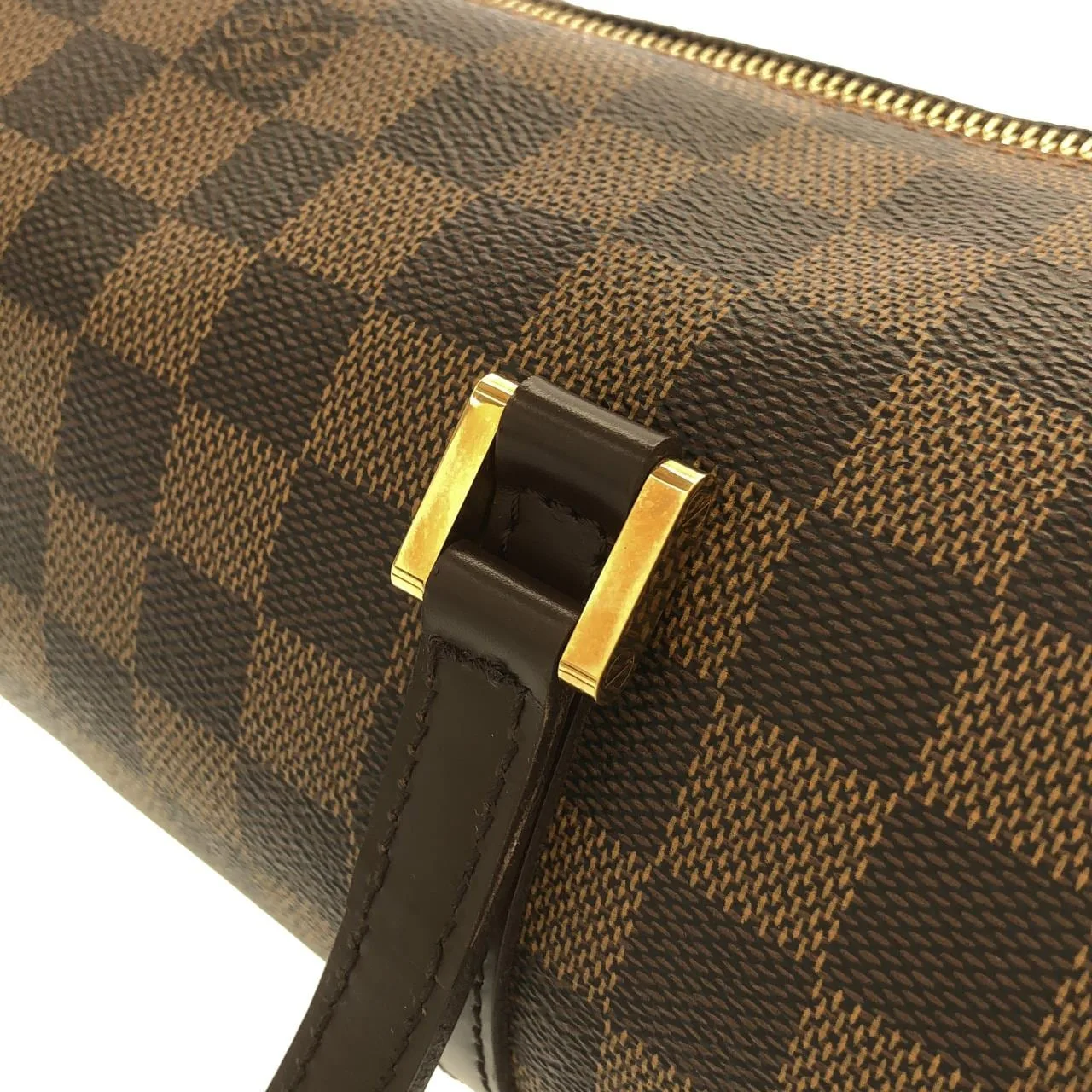 LOUIS VUITTON Papillon N51304 手提包 Damier 黑色 Damier 中古品A - 縮圖 6