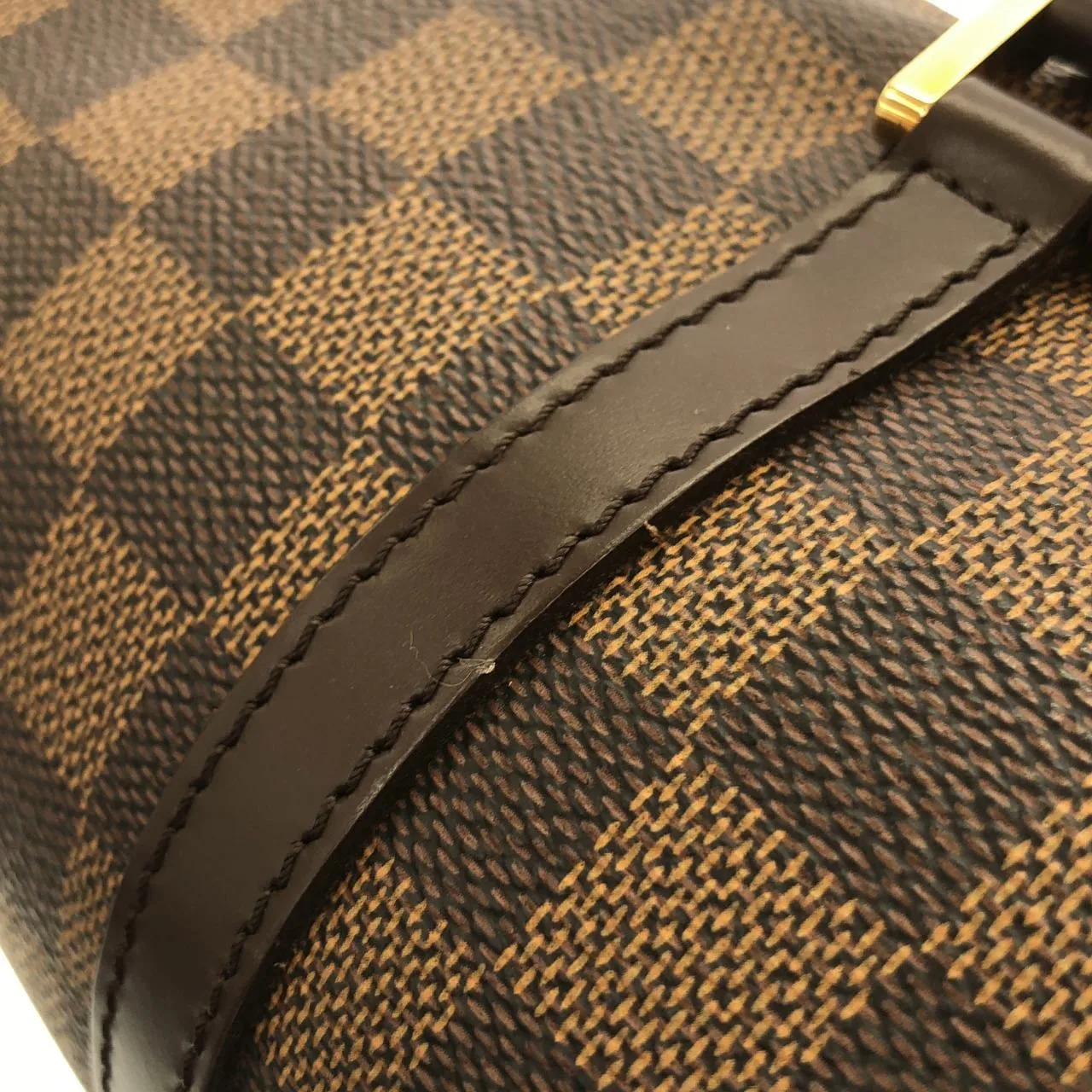 LOUIS VUITTON Papillon N51304 手提包 Damier 黑色 Damier 中古品A - 縮圖 7
