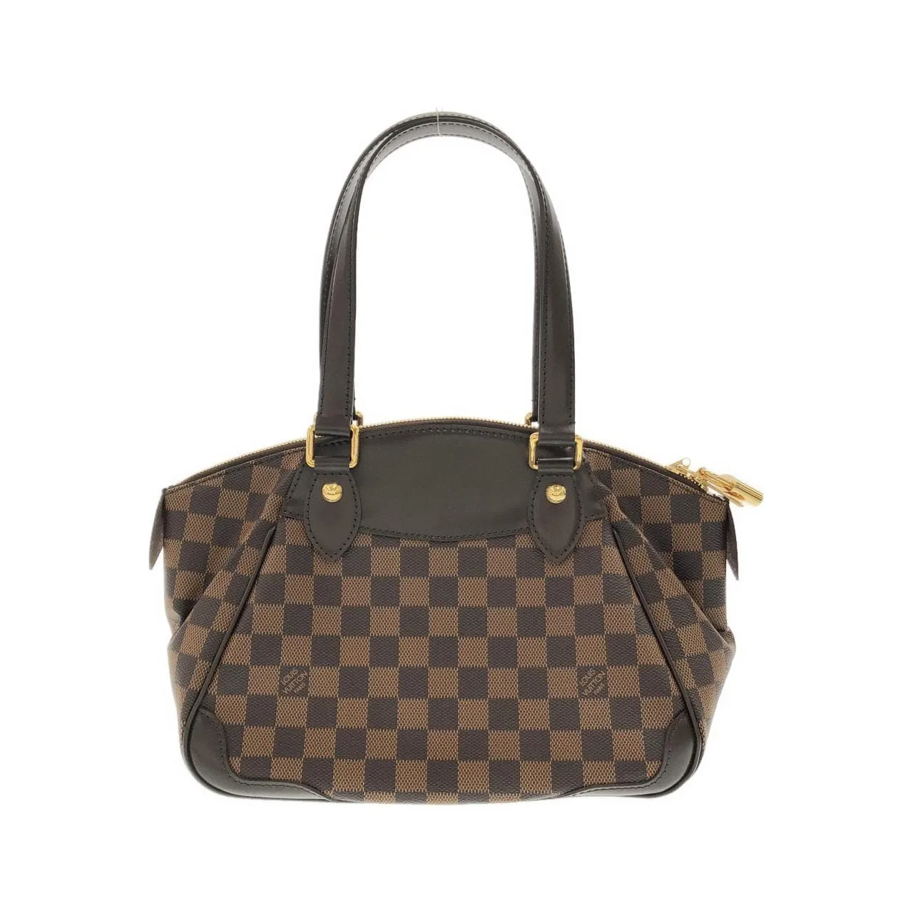 LOUIS VUITTON N41117 手提包 Damier 黑色 Damier 中古品A - 縮圖 2