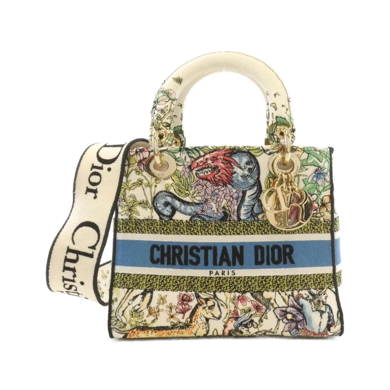 DIOR Lady Dior M0565ORUV Handbag Canvas