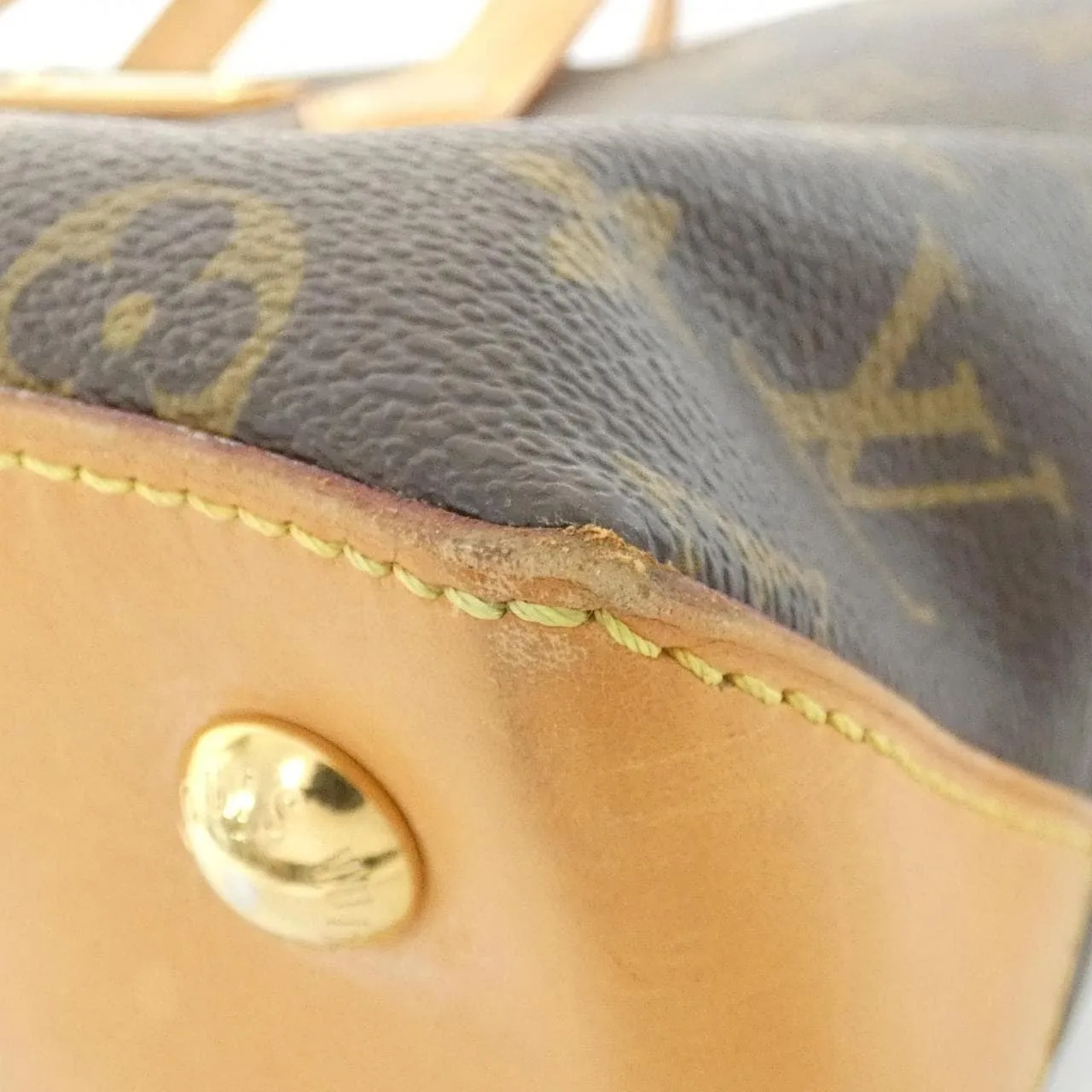 LOUIS VUITTON M40595 手提包 Monogram 黑色 Monogram 中古品B - 縮圖 3