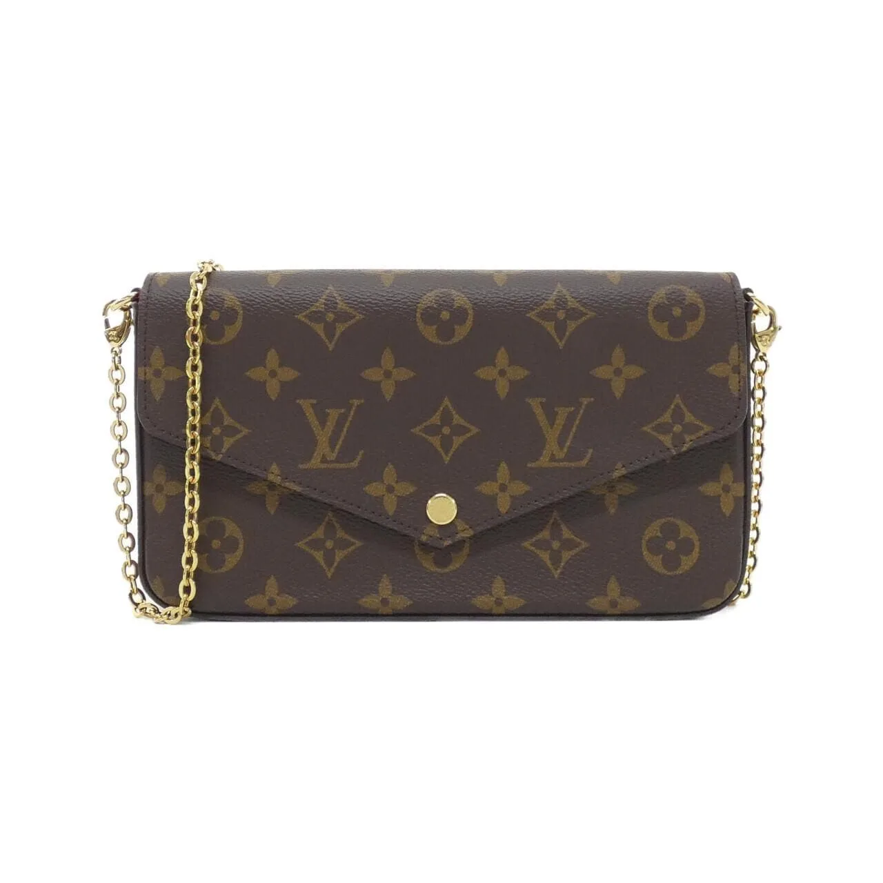 LOUIS VUITTON Pochette M81896 Shoulder Monogram Black