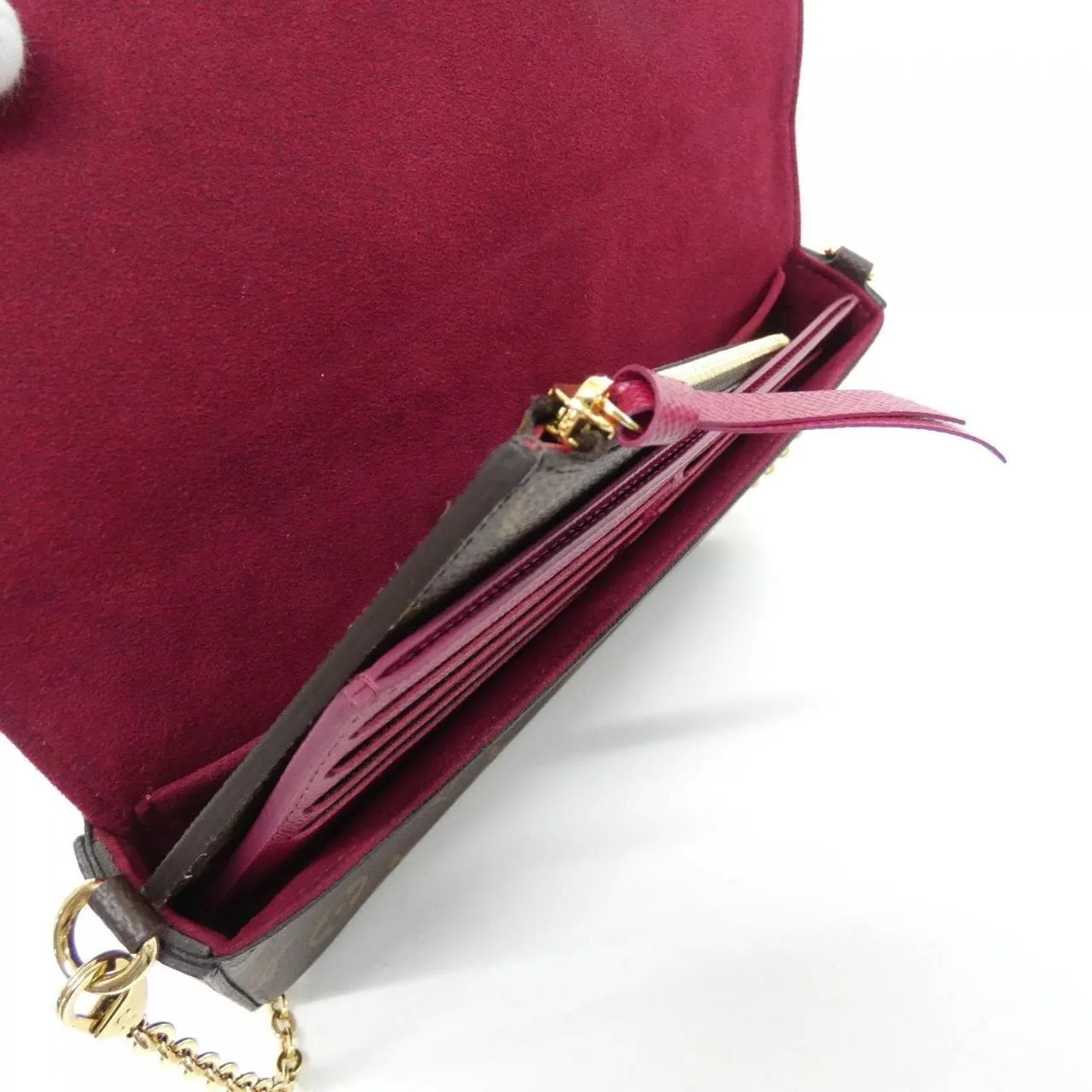 LOUIS VUITTON Pochette M81896 Shoulder Monogram Black Monogram Rank A - Thumbnail 6