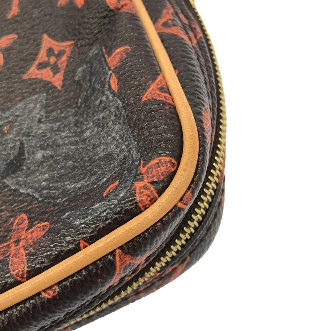 LOUIS VUITTON M44399 肩背包 羊皮 黑色 羊皮 中古品A - 縮圖 4