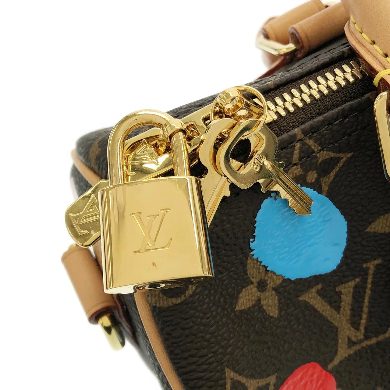 LOUIS VUITTON Speedy M46433 波士頓包 Monogram 黑色 Monogram 中古品A - 縮圖 4