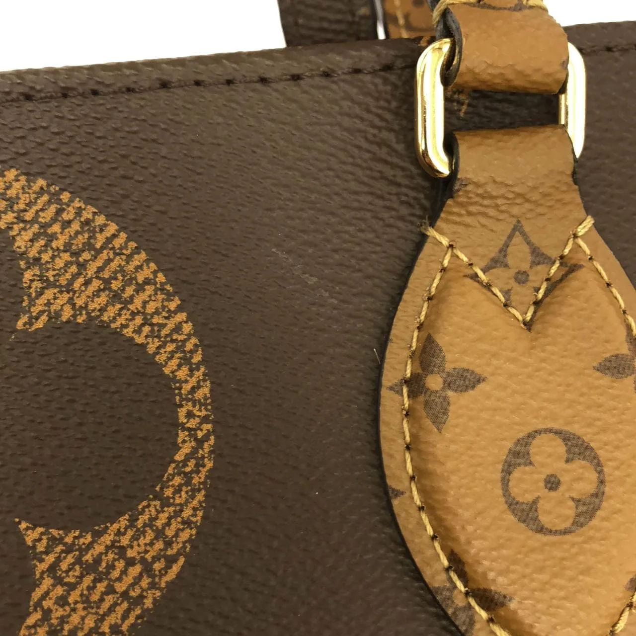 LOUIS VUITTON OnTheGo M44576 手提包 Monogram 黑色 Monogram 中古品A - 縮圖 5
