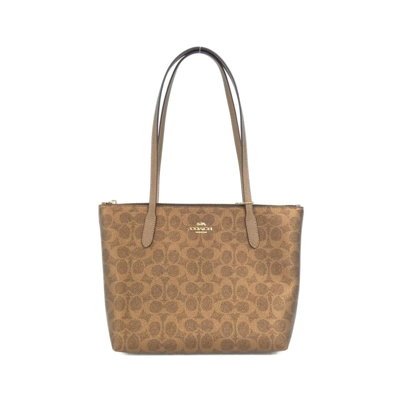 COACH CW396 手提包 帆布 Black