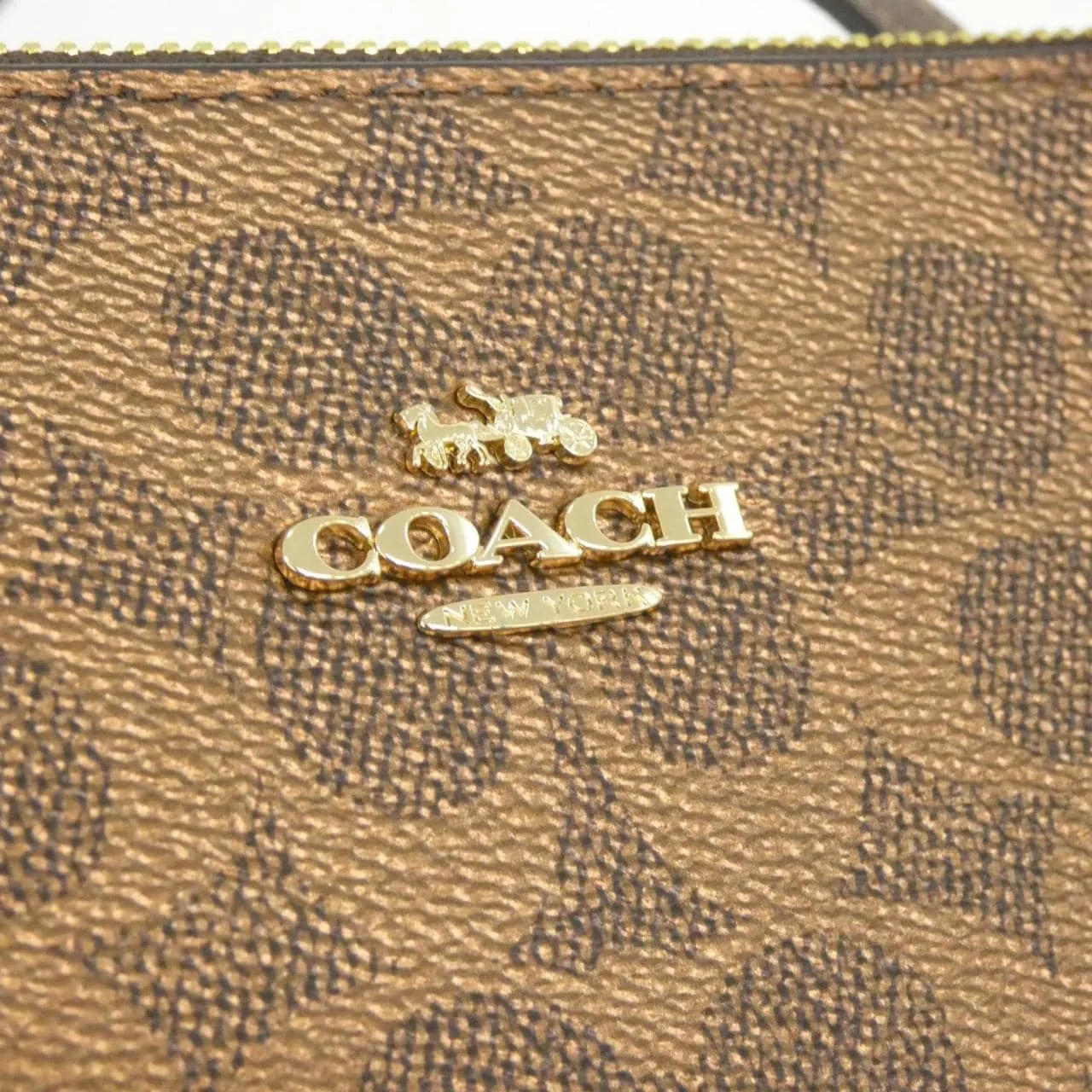 COACH CW396 手提包 帆布 黑色 帆布 新品 - 縮圖 4
