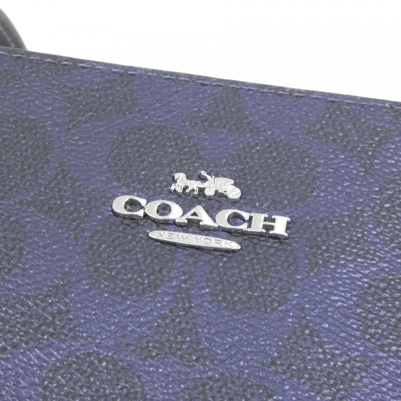 COACH CW396 手提包 帆布 黑色 帆布 新品 - 縮圖 4