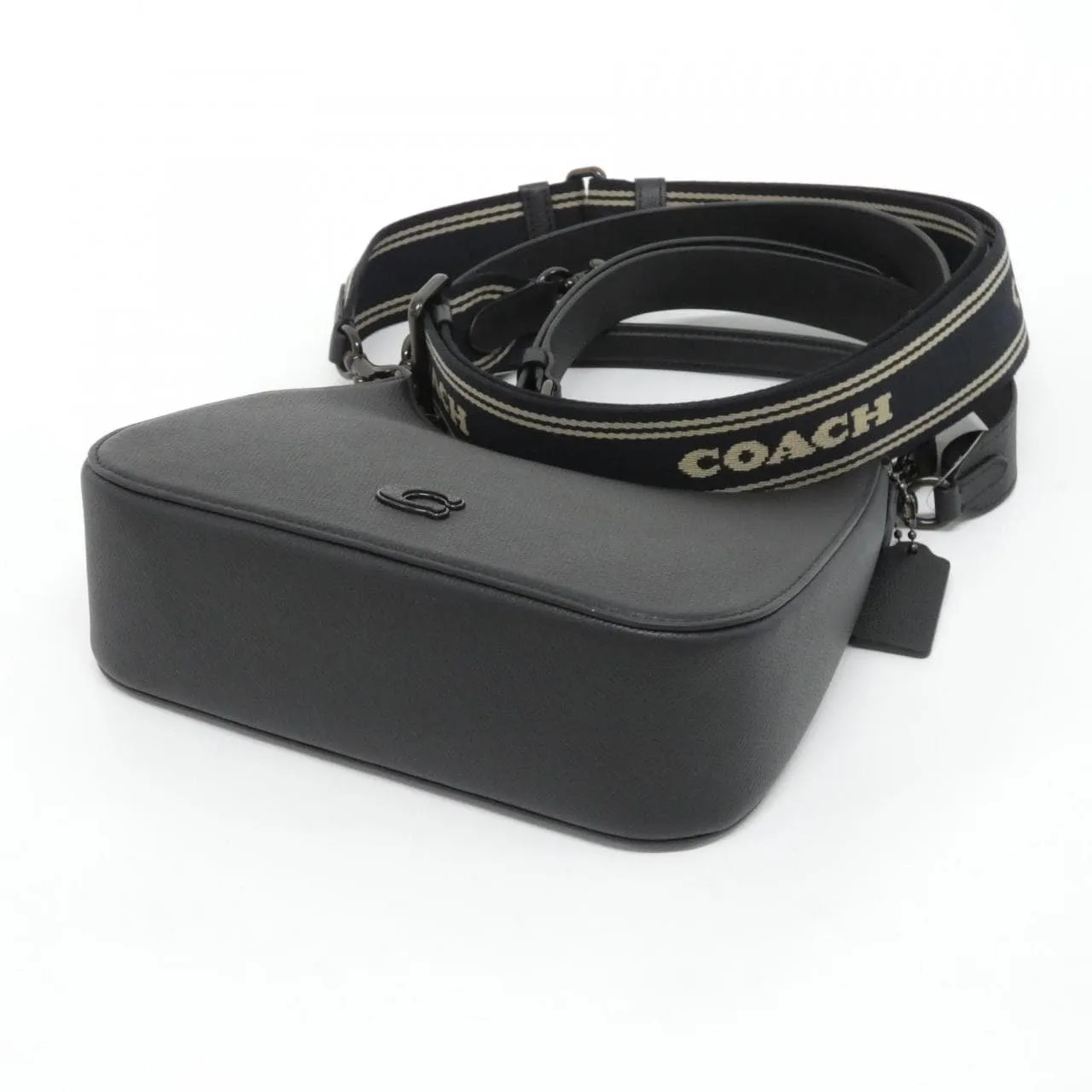 COACH CJ842 肩背包 皮革 黑色 皮革 新品 - 縮圖 3