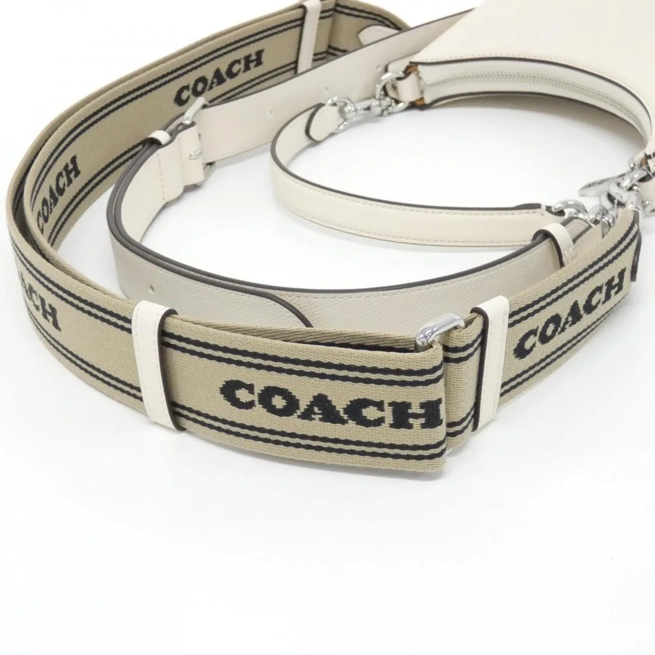 COACH CJ842 肩背包 皮革 黑色 皮革 新品 - 縮圖 5