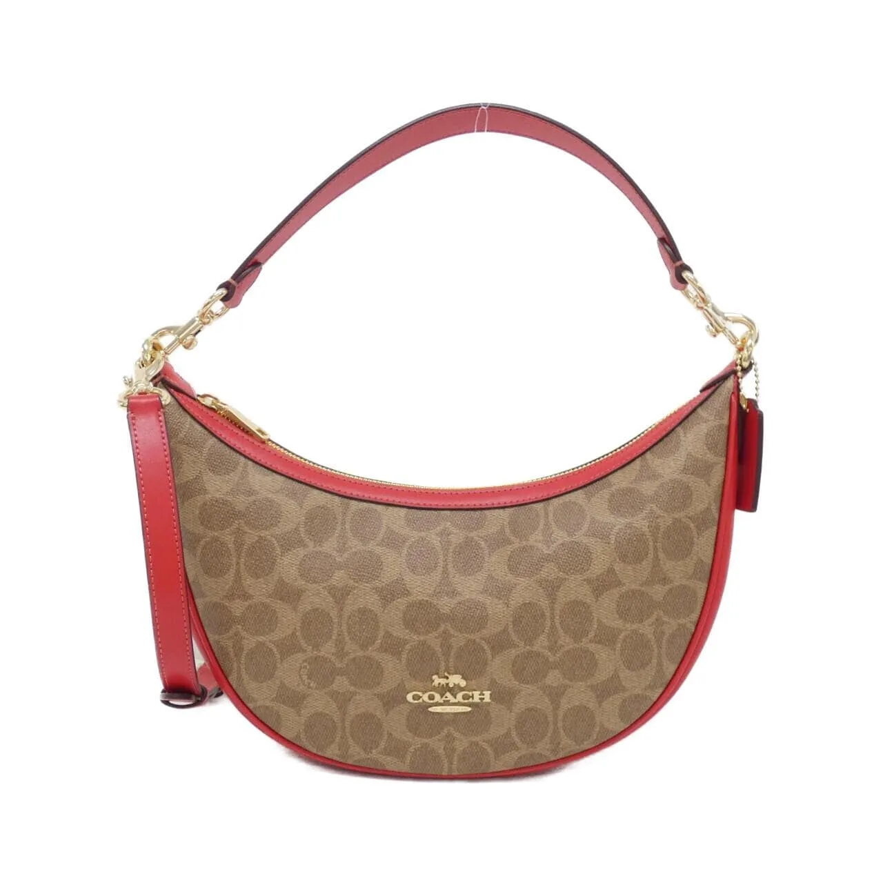 COACH CCL26 肩背包 帆布 Black