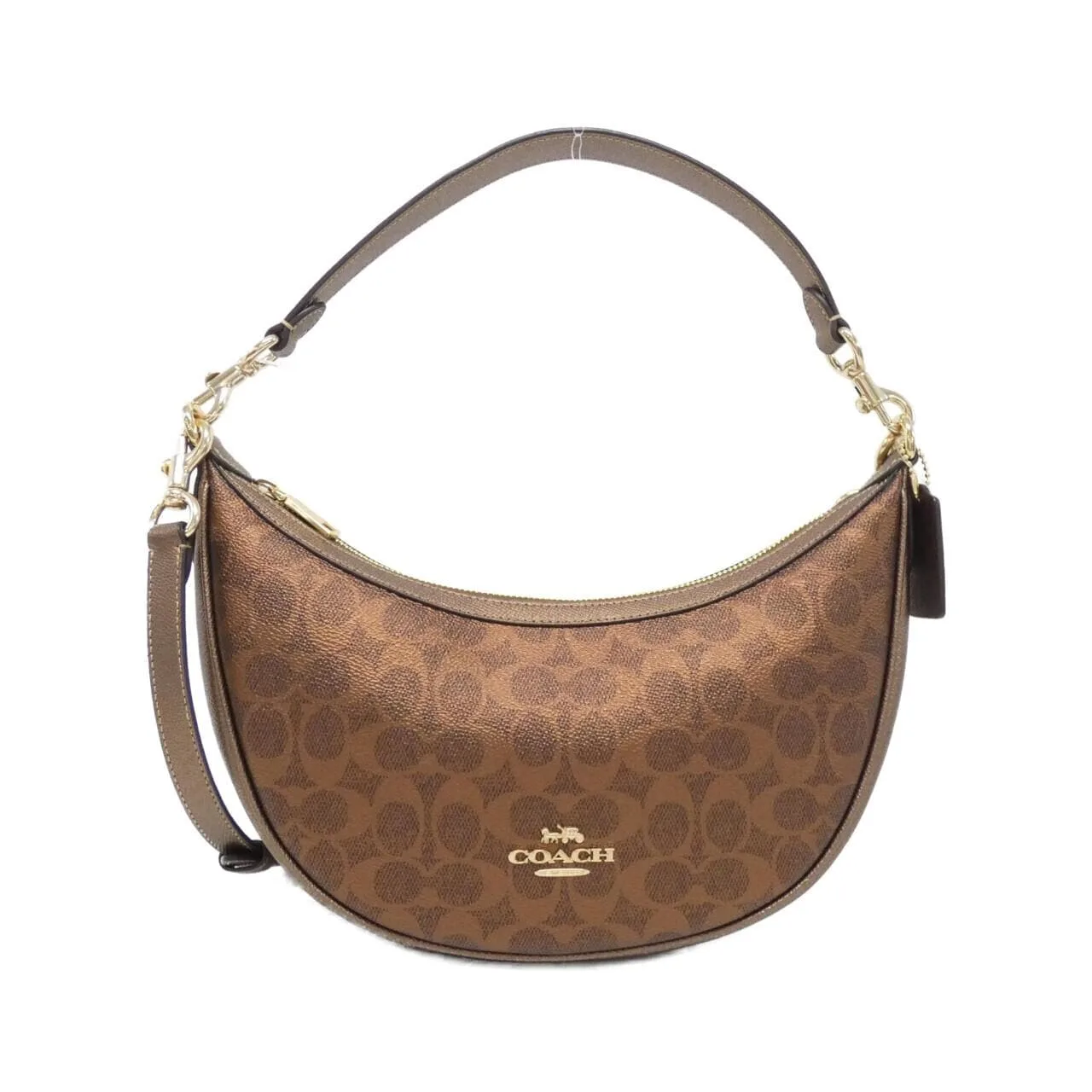 COACH CCL27 肩背包 帆布 Black