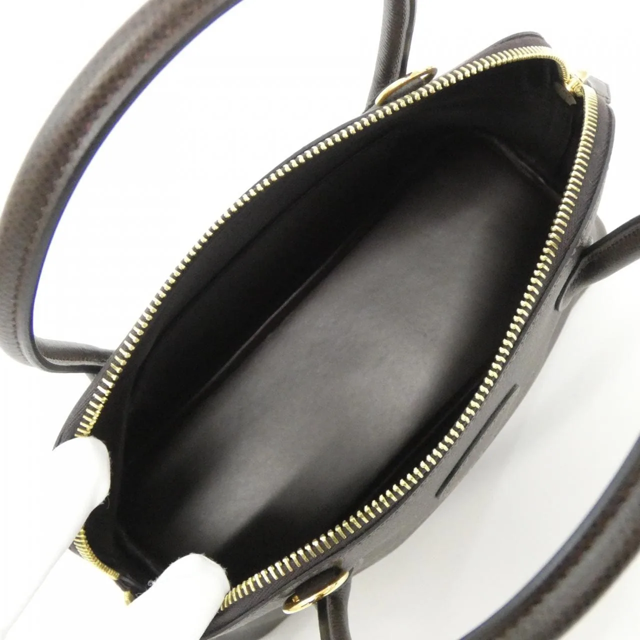 HERMES Bolide 041693CK Handbag Epsom Black Epsom Leather Rank A - Thumbnail 6