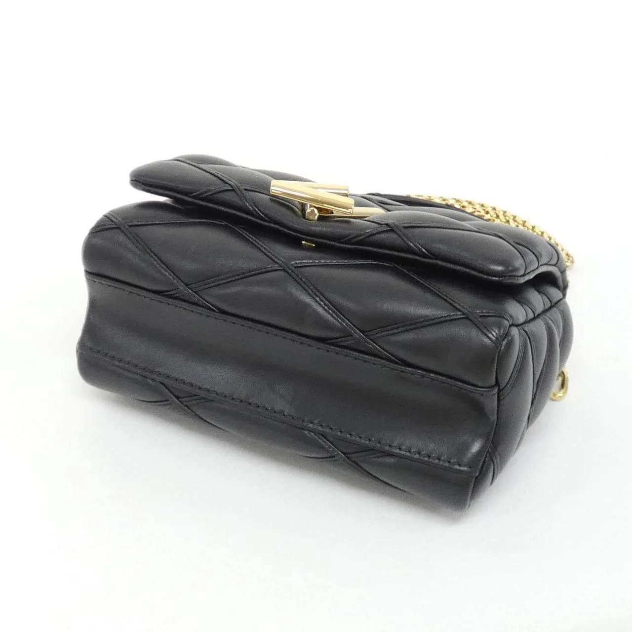 LOUIS VUITTON GO-14 M12004 Shoulder Lambskin Black Lambskin Rank A - Thumbnail 3