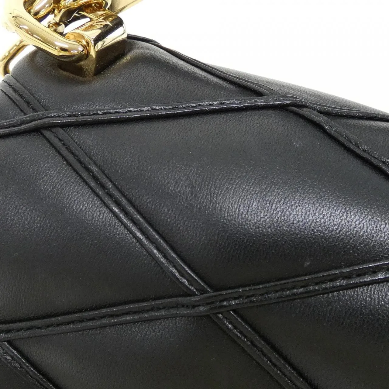 LOUIS VUITTON GO-14 M12004 Shoulder Lambskin Black Lambskin Rank A - Thumbnail 4