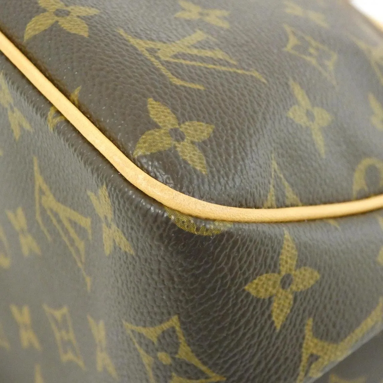 LOUIS VUITTON M51156 Handbag Monogram 黑色 Monogram 中古品A - 縮圖 2