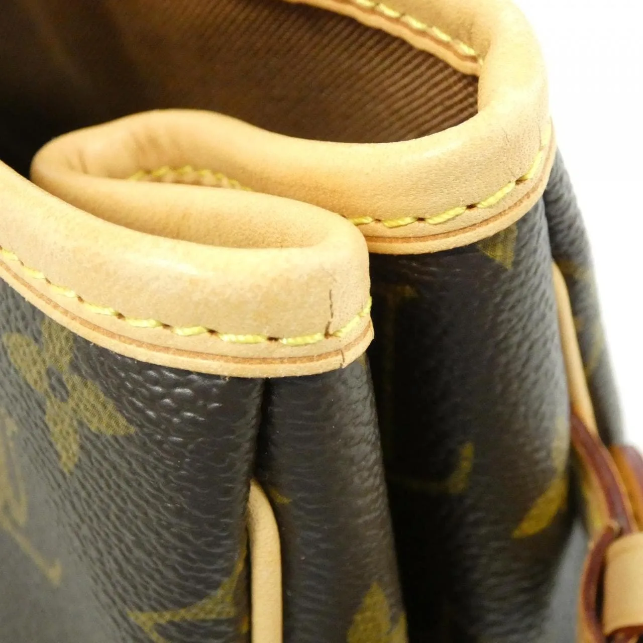 LOUIS VUITTON M51156 Handbag Monogram 黑色 Monogram 中古品A - 縮圖 3