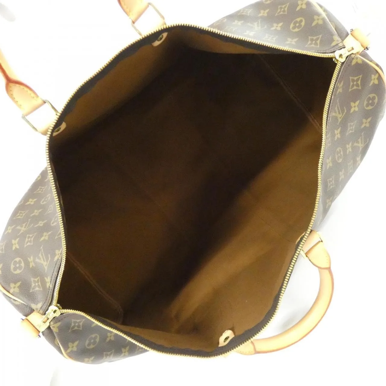 LOUIS VUITTON Keepall M41412 Boston Monogram 黑色 Monogram 中古品A - 縮圖 8