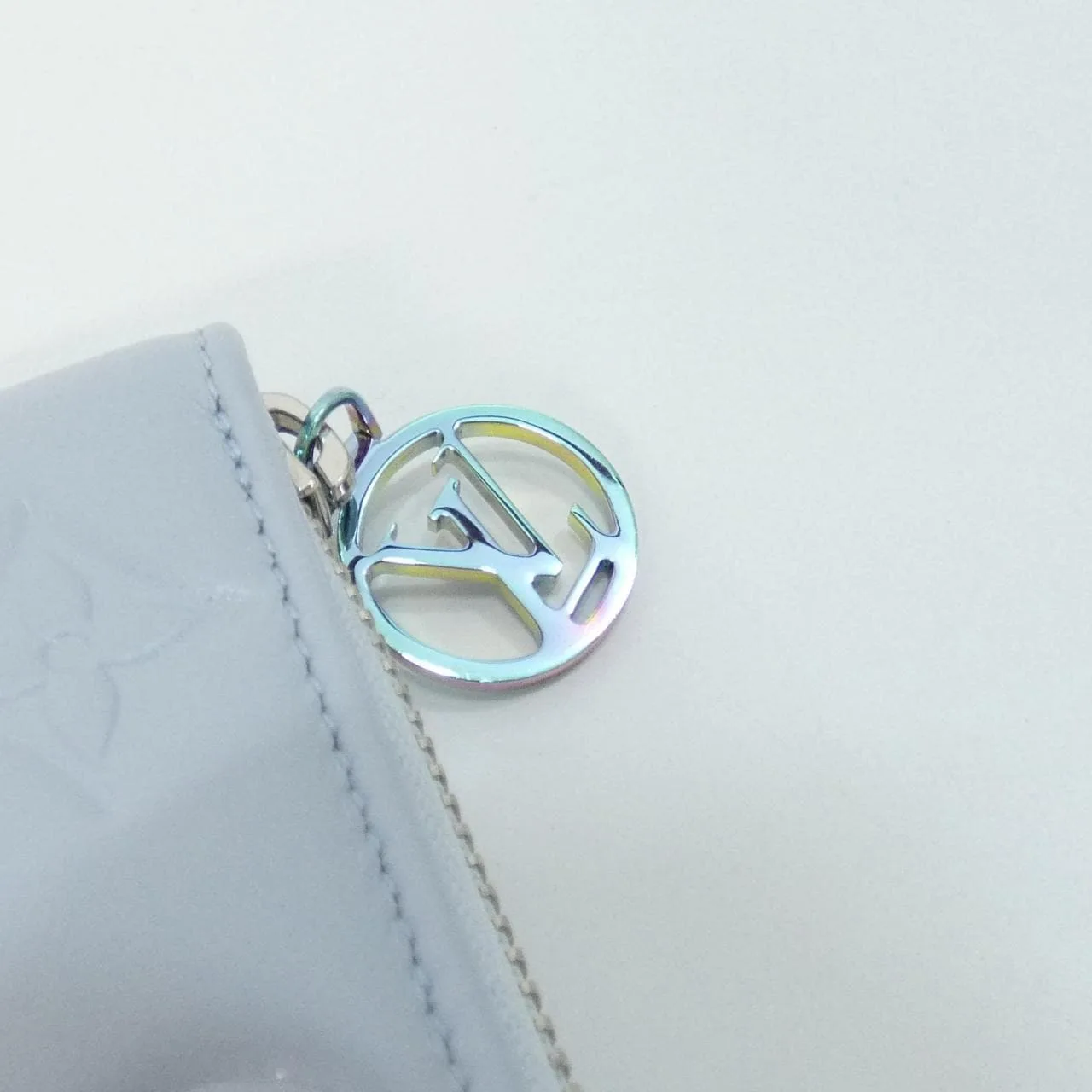 LOUIS VUITTON M83682 銀包 羊皮 藍色 羊皮 中古品A - 縮圖 3