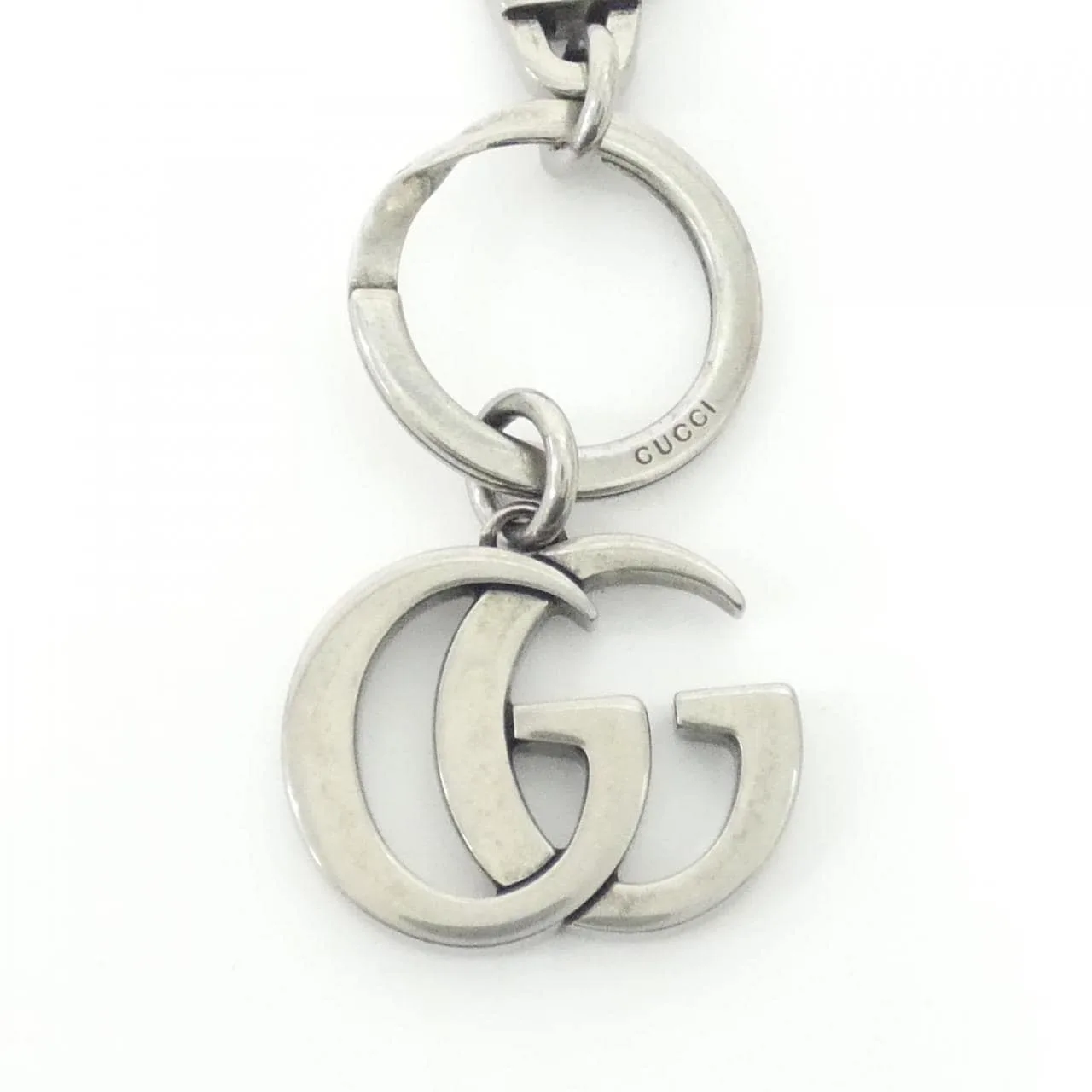 GUCCI 817379 J1600 Key Case Silver New - Thumbnail 2