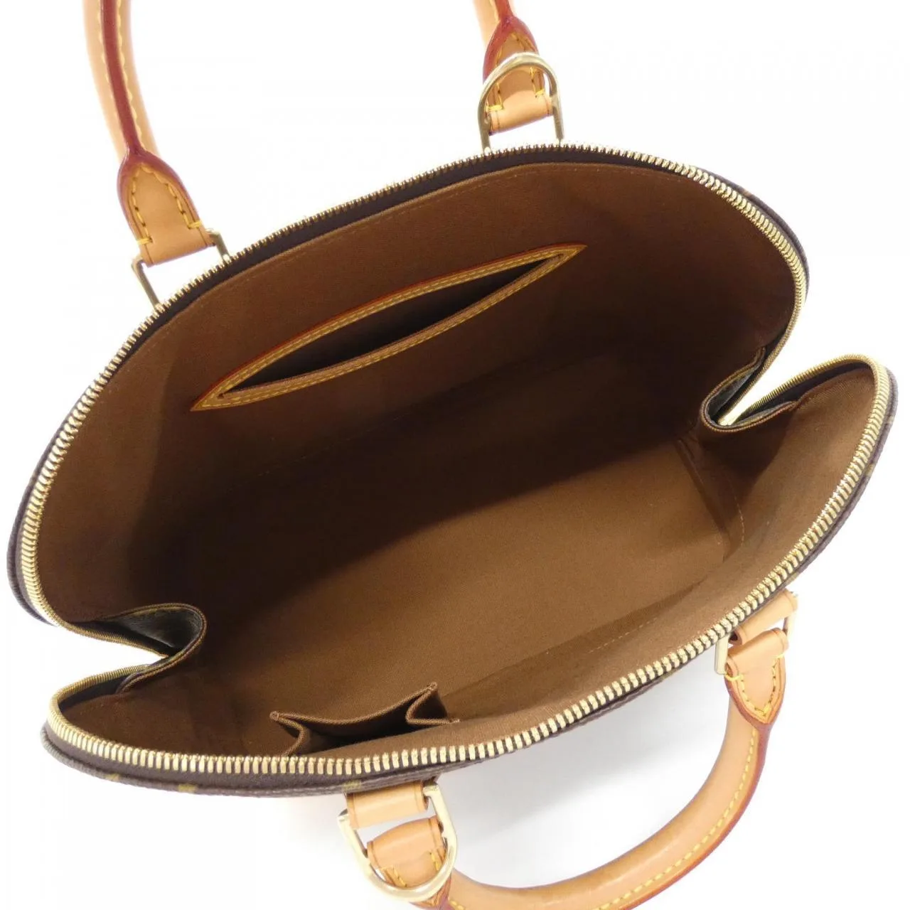 LOUIS VUITTON Alma M51130 手提包 Monogram 黑色 Monogram 中古品A - 縮圖 6