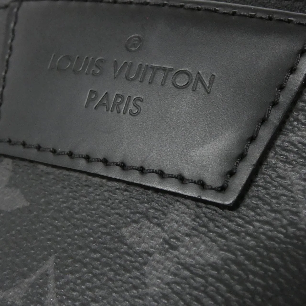 LOUIS VUITTON Eclipse M43186 Backpack Monogram 黑色 Monogram 中古品A - 縮圖 4