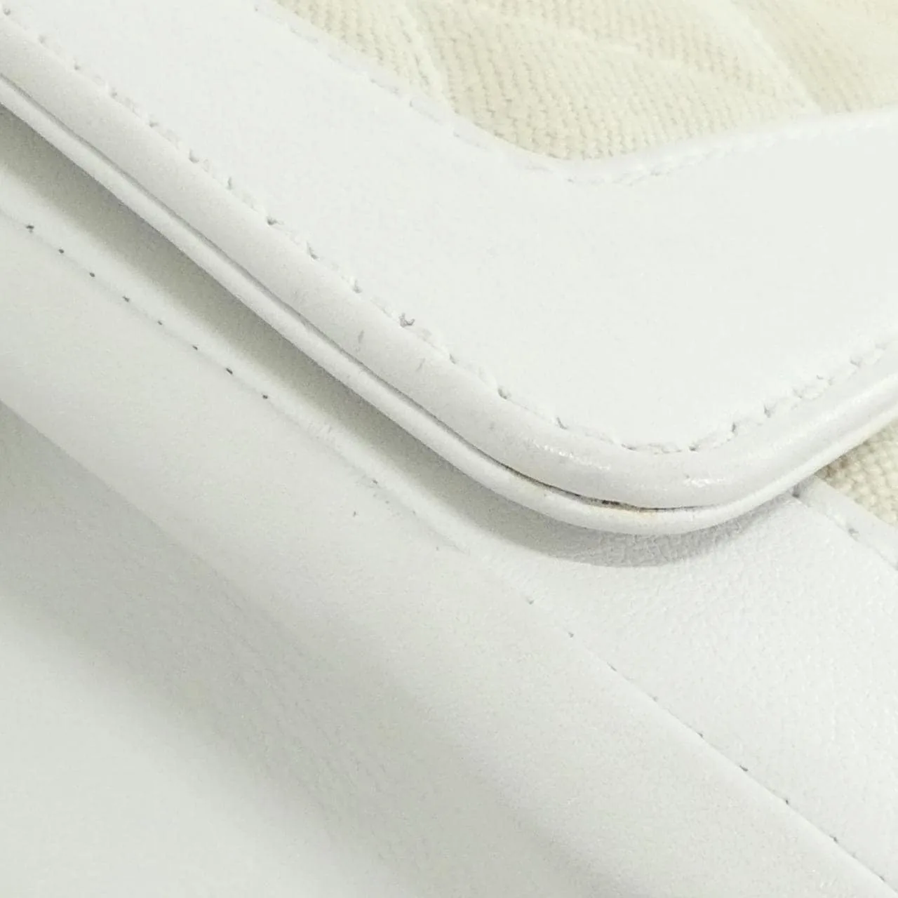 CHANEL 27569 手提包 帆布 白色 帆布 中古品A - 縮圖 4