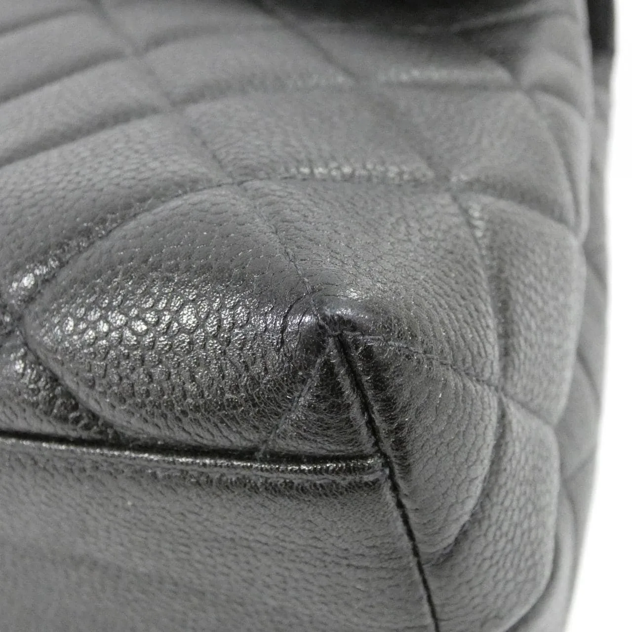 CHANEL Matelasse 12397 Handbag Grained Calfskin 4
