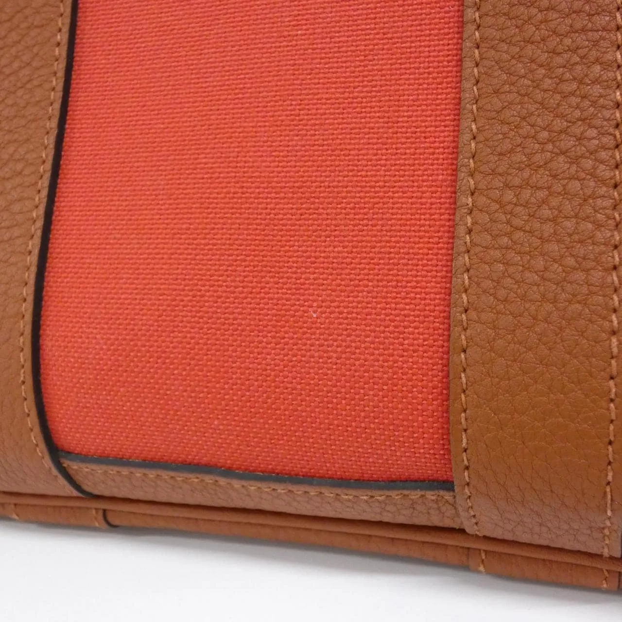 HERMES Garden Party 069573CK Tote Rouge Rank A - Thumbnail 2