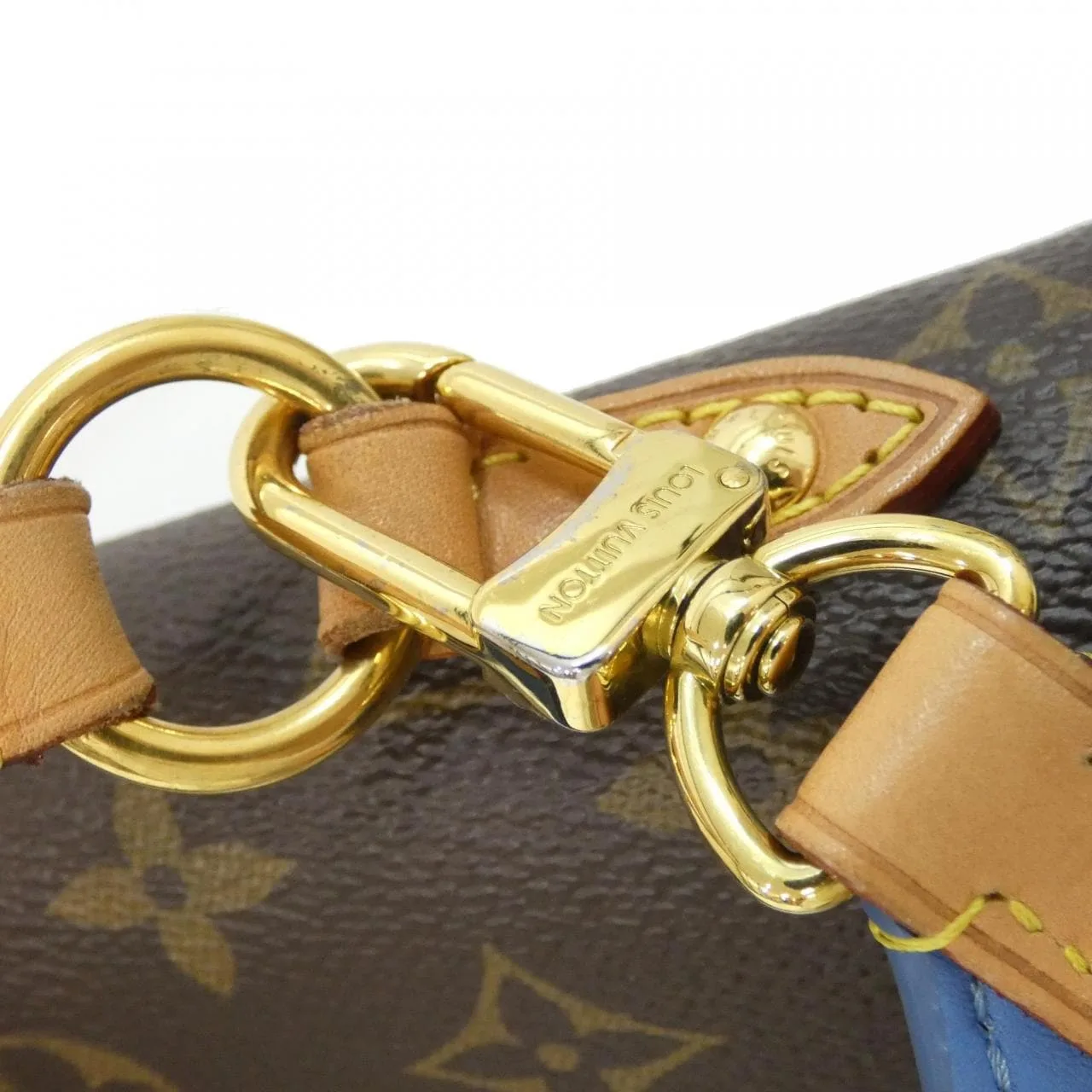 LOUIS VUITTON M42735 Handbag Monogram Blue Monogram Rank A - Thumbnail 9
