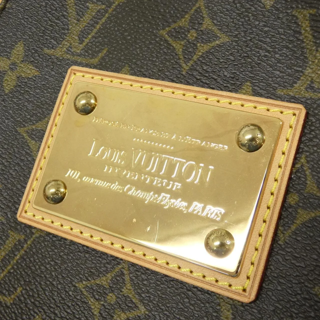 LOUIS VUITTON M56382 Shoulder Monogram 黑色 Monogram 中古品A - 縮圖 4
