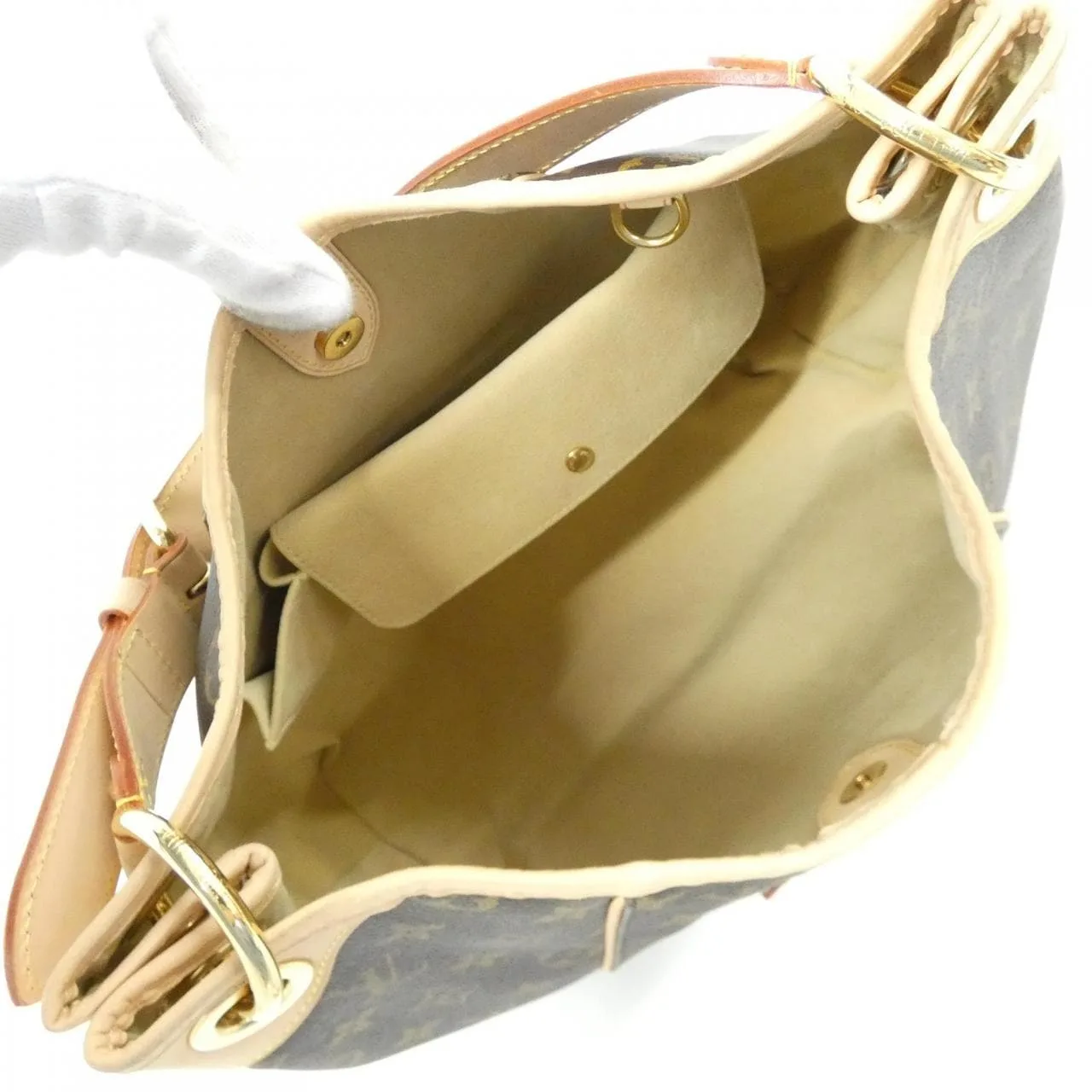 LOUIS VUITTON M56382 Shoulder Monogram 黑色 Monogram 中古品A - 縮圖 8