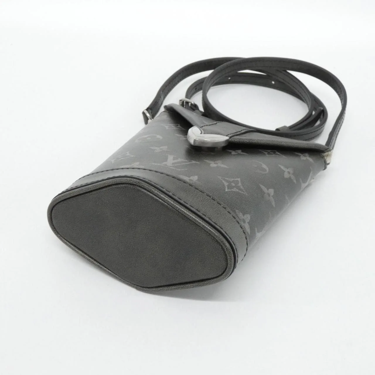 LOUIS VUITTON M12074 肩背包 Monogram 黑色 Monogram 中古品A - 縮圖 3