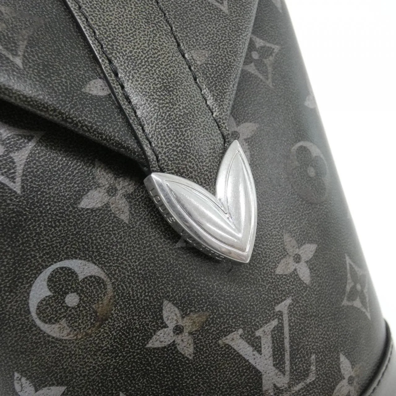 LOUIS VUITTON M12074 肩背包 Monogram 黑色 Monogram 中古品A - 縮圖 4