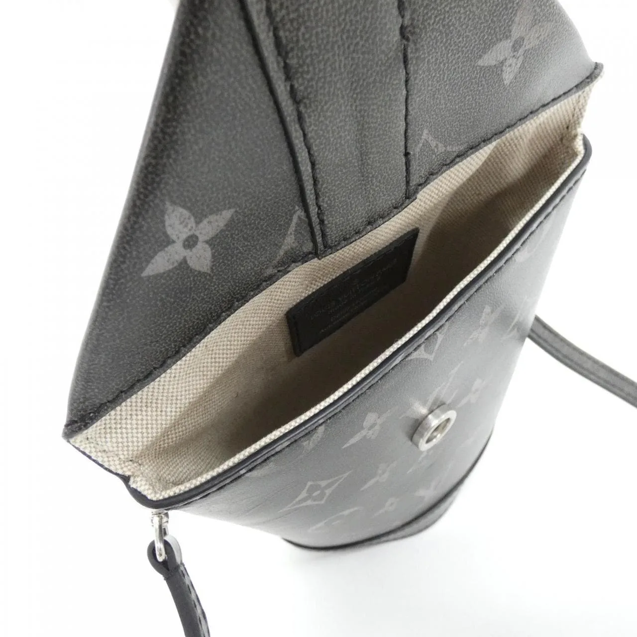 LOUIS VUITTON M12074 肩背包 Monogram 黑色 Monogram 中古品A - 縮圖 6