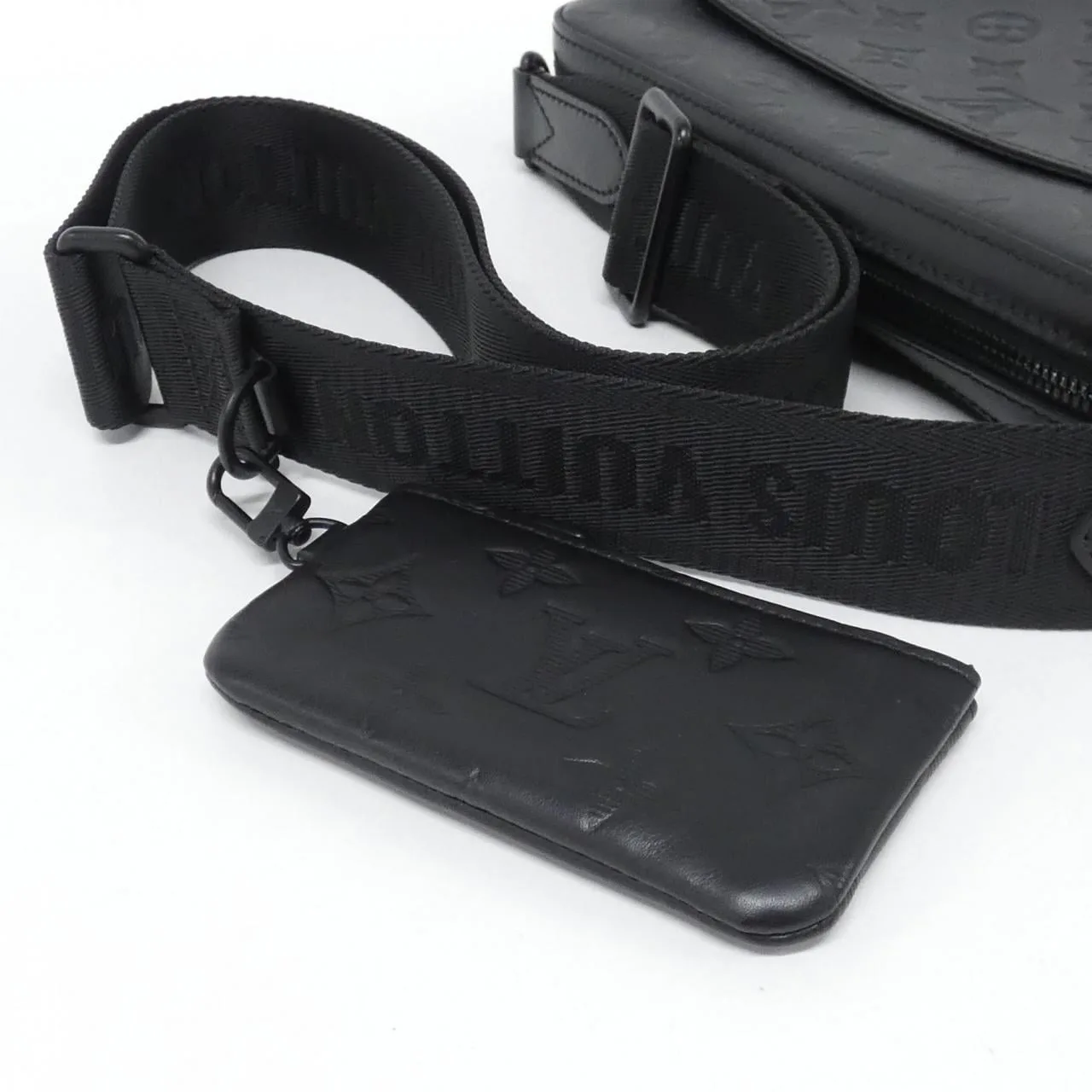 LOUIS VUITTON M69827 肩背包 Monogram 黑色 Monogram 中古品B - 縮圖 6