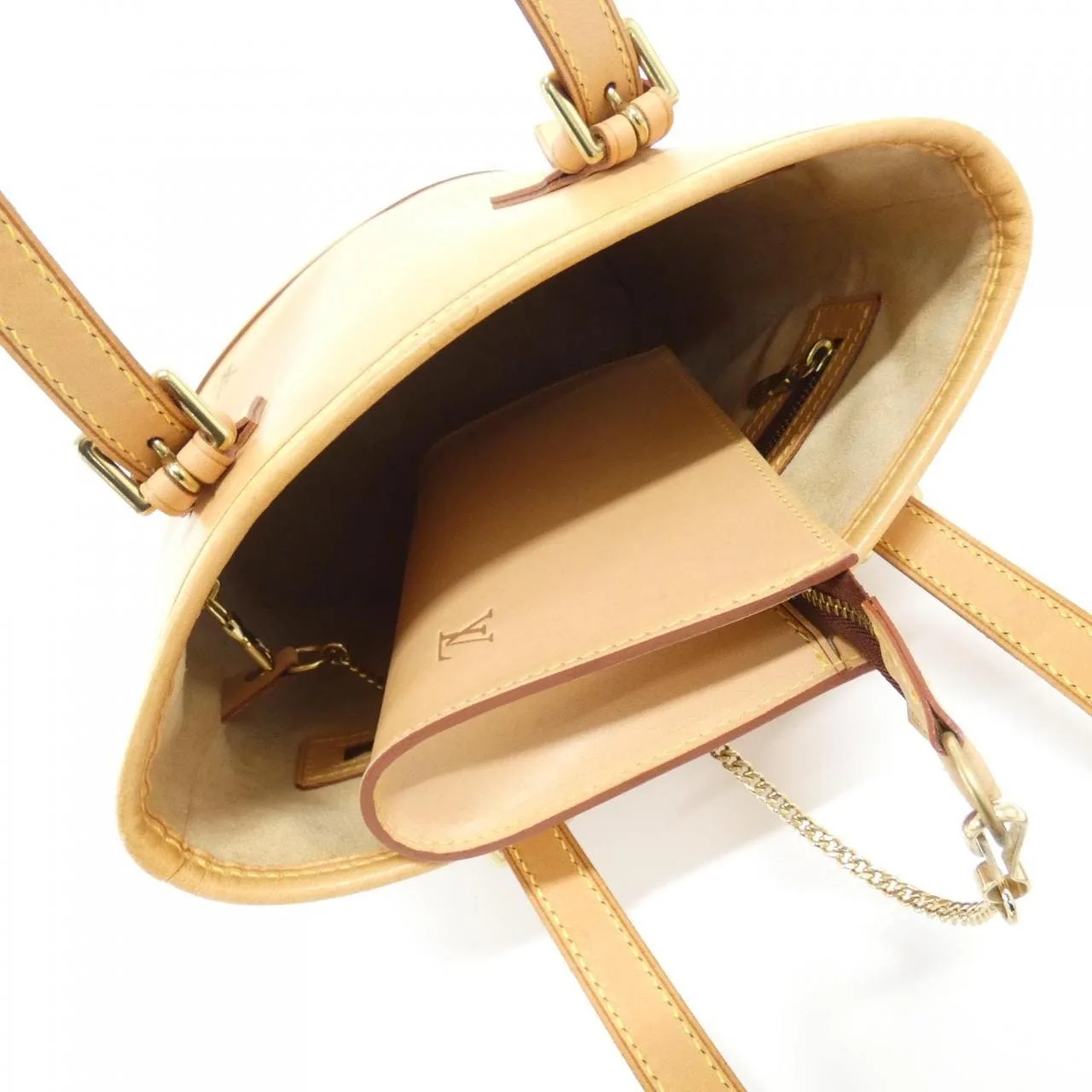 LOUIS VUITTON M99070 肩背包 皮革 黑色 皮革 中古品B - 縮圖 9