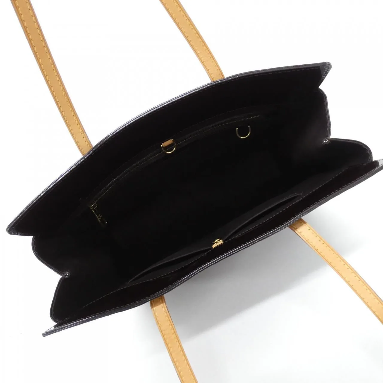 LOUIS VUITTON M90011 肩背包 Vernis 漆皮 黑色 Vernis 中古品A - 縮圖 5