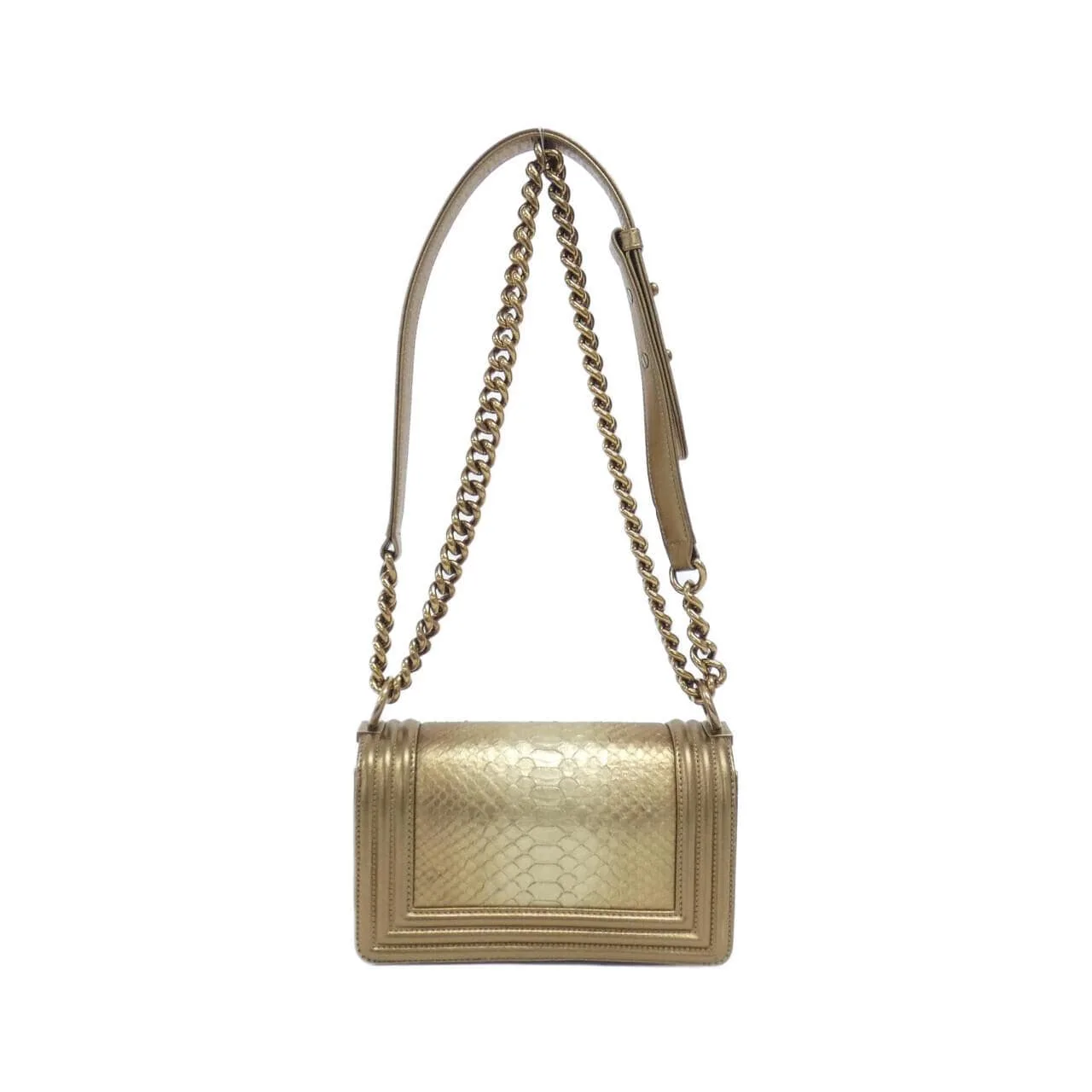 CHANEL Boy Chanel 肩背包 蟒蛇皮 2