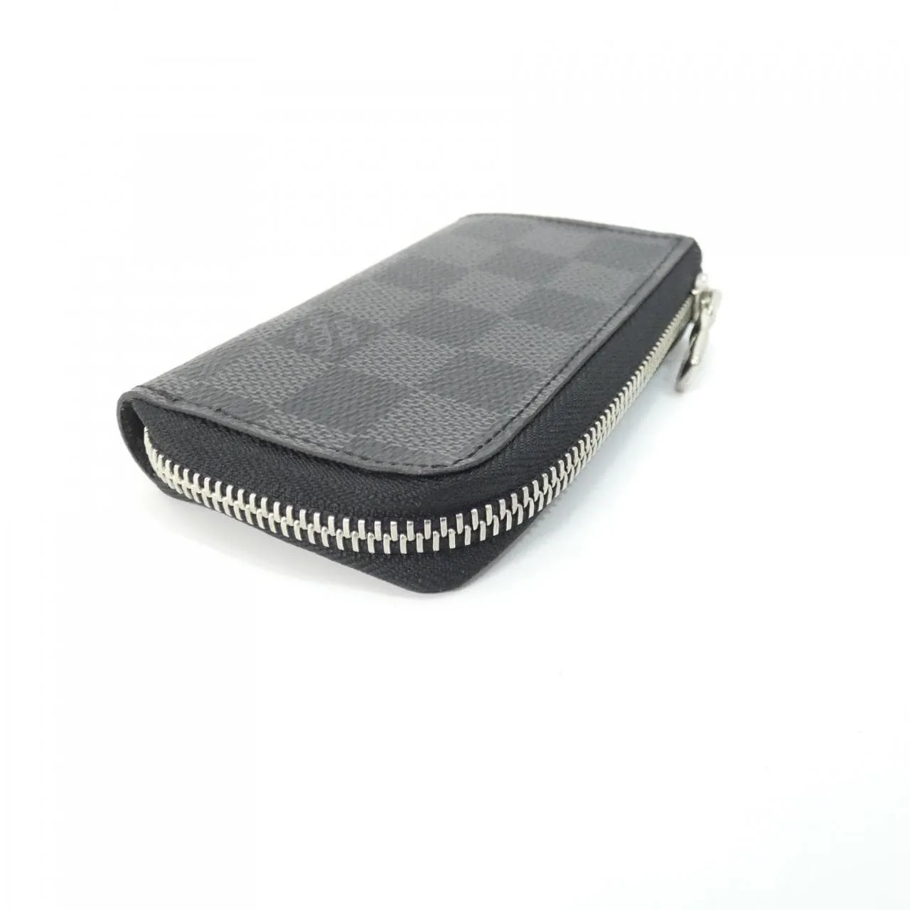 LOUIS VUITTON N64410 散紙包 Damier 黑色 Damier 中古品A - 縮圖 3