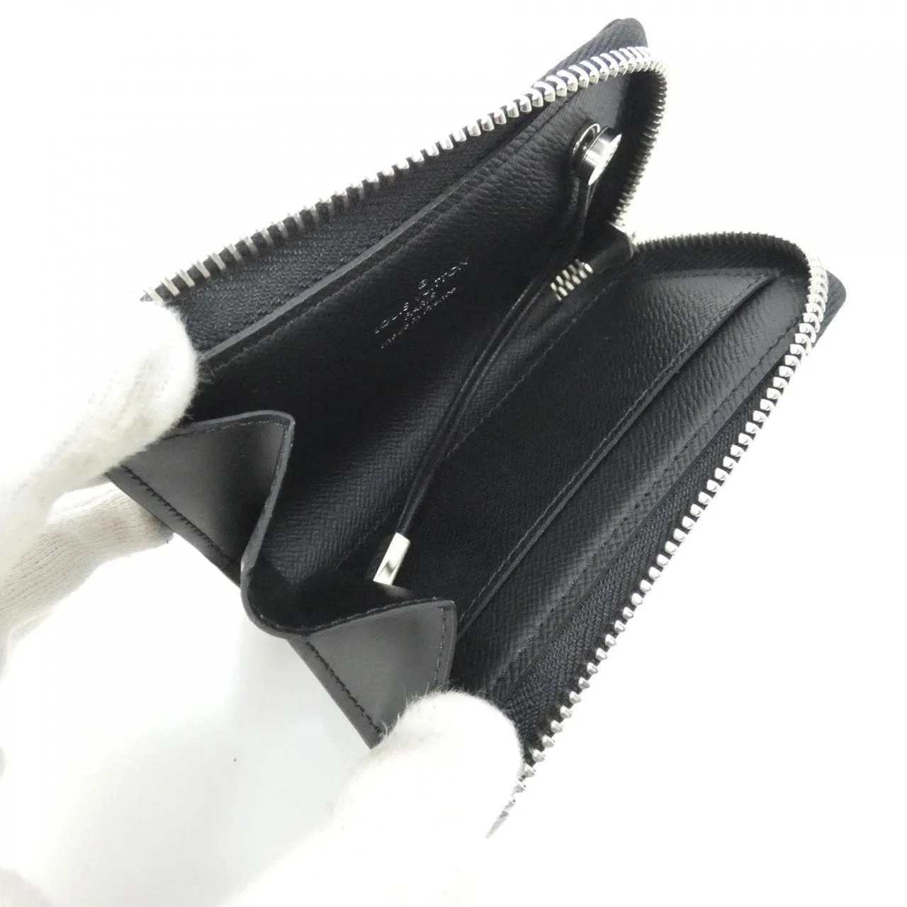 LOUIS VUITTON N64410 散紙包 Damier 黑色 Damier 中古品A - 縮圖 5