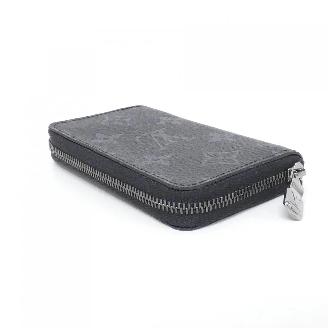 LOUIS VUITTON Eclipse M81662 Coin Case Monogram 黑色 Monogram 中古品A - 縮圖 2